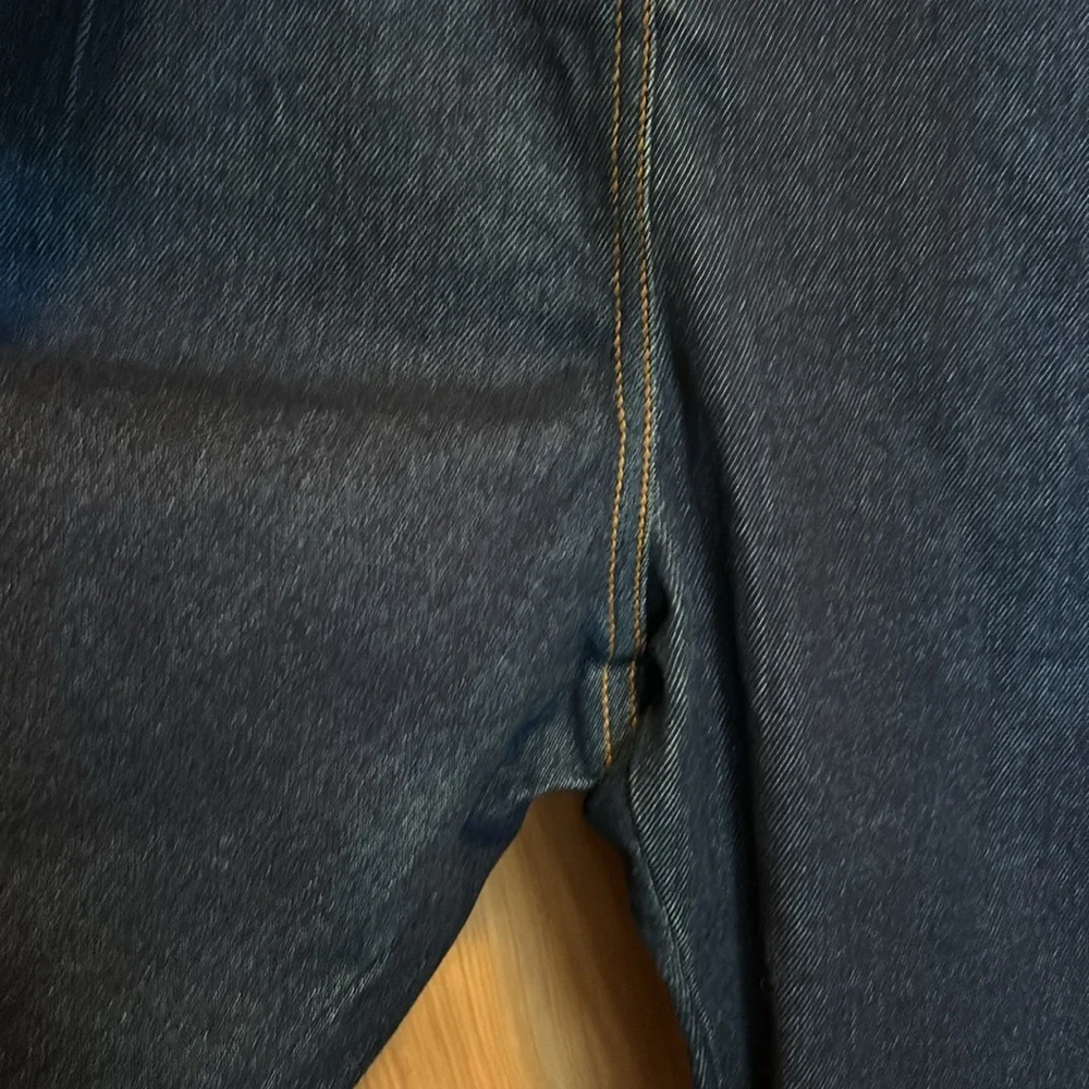 Wildfang Essential Denim Wide Leg Trouser -14 NWT - Picture 11 of 12